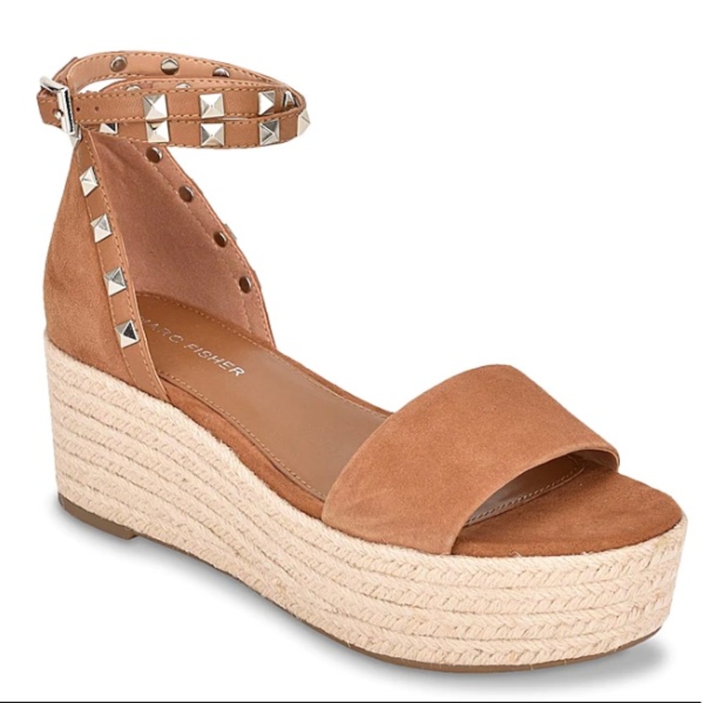Marc fisher studded espadrilles sz 7